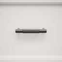 Dali Fluted Matte Black Pull Bar 150mm