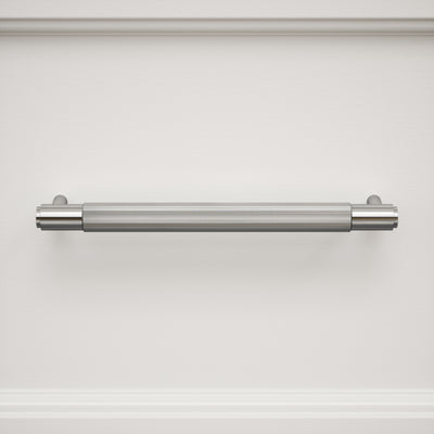 Dali Fluted Brushed Stainless Pull Bar 250mm