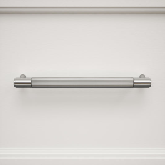 Dali Fluted Brushed Stainless Pull Bar 250mm