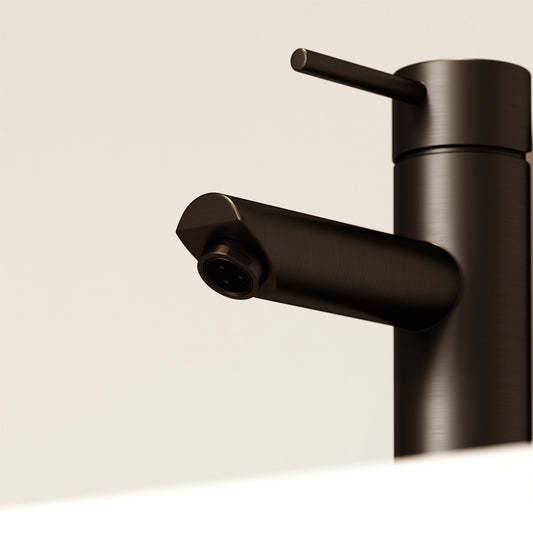 Luxe Monobloc Deep Bronze Basin Mixer Tap