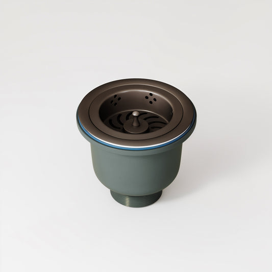 Windsor Deep Bronze Kitchen Basket Strainer Waste Kit