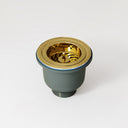 Windsor Polished Brass Kitchen Basket Strainer Waste Kit