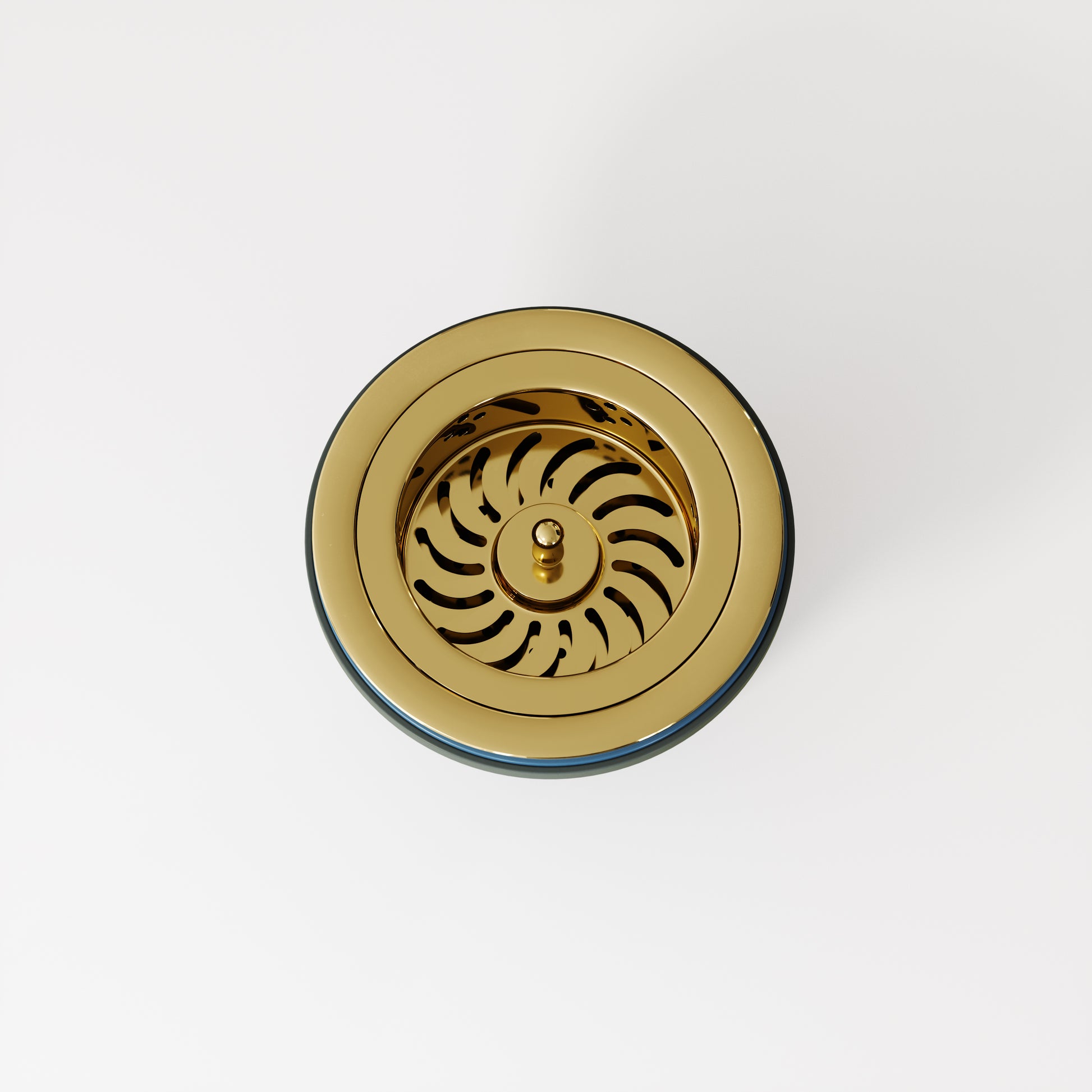 Windsor Polished Brass Kitchen Basket Strainer Waste Kit