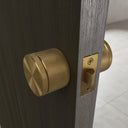Spectre Knurled Brushed Gold Internal Door Handle