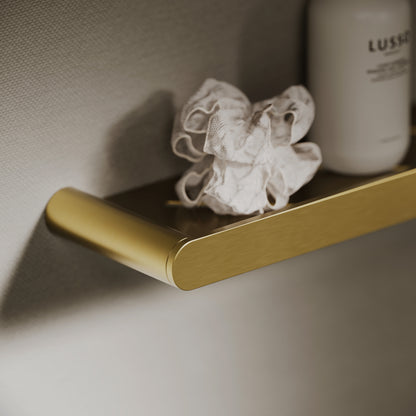 Luxe Brushed Gold Bathroom Shower Shelf