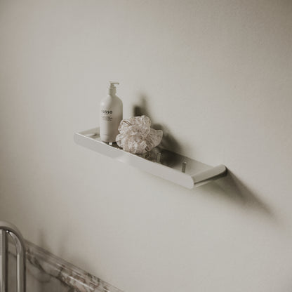 Luxe Chrome Bathroom Shower Storage Shelf