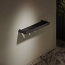 Luxe Matte Black Bathroom Shower Storage Shelf
