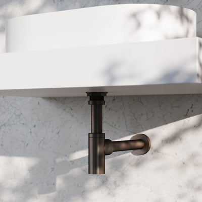 Luxe Deep Bronze Round Bottle Trap