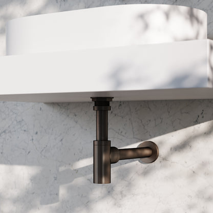 Luxe Deep Bronze Round Bottle Trap
