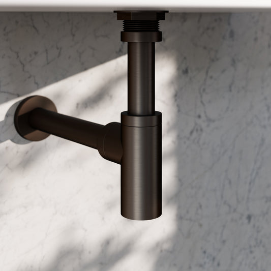 Luxe Deep Bronze Round Bottle Trap