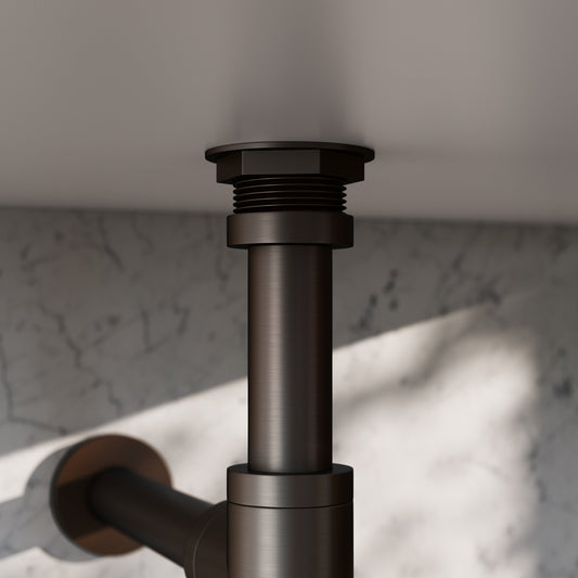 Luxe Deep Bronze Round Bottle Trap