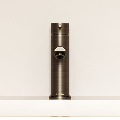 Luxe Monobloc Brushed Bronze Basin Mixer Tap