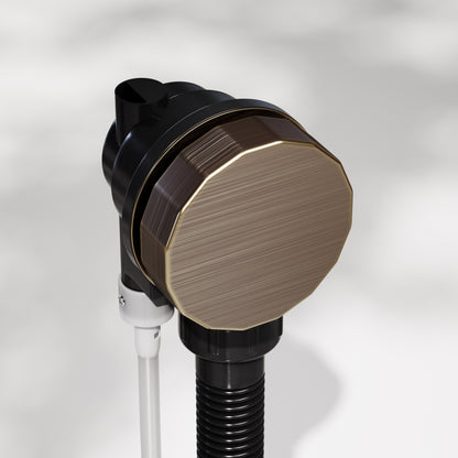 Luxe Brushed Bronze Pop Up Bath Waste with Overflow
