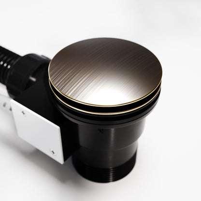 Luxe Brushed Bronze Pop Up Bath Waste with Overflow