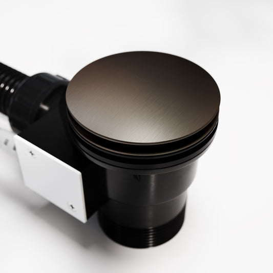 Luxe Deep Bronze Pop Up Bath Waste with Overflow