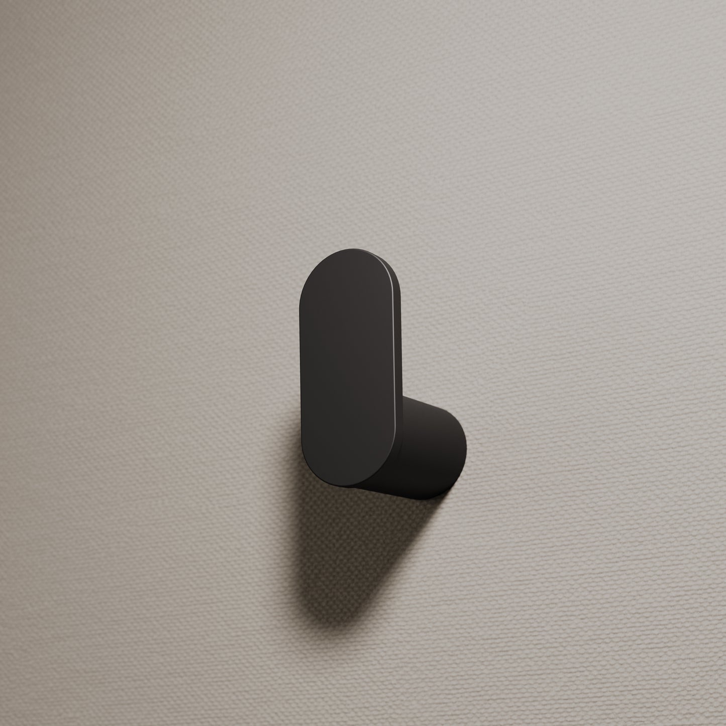 Luxe Matte Black Robe Towel Hook