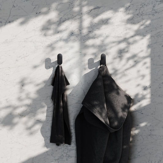 Luxe Matte Black Robe Towel Hook