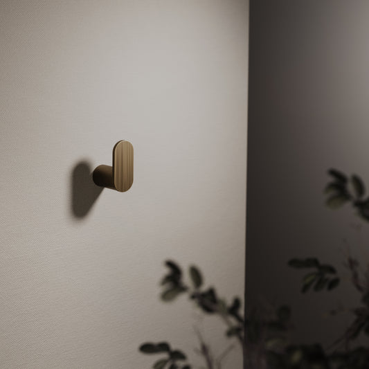 Luxe Brushed Bronze Robe Towel Hook