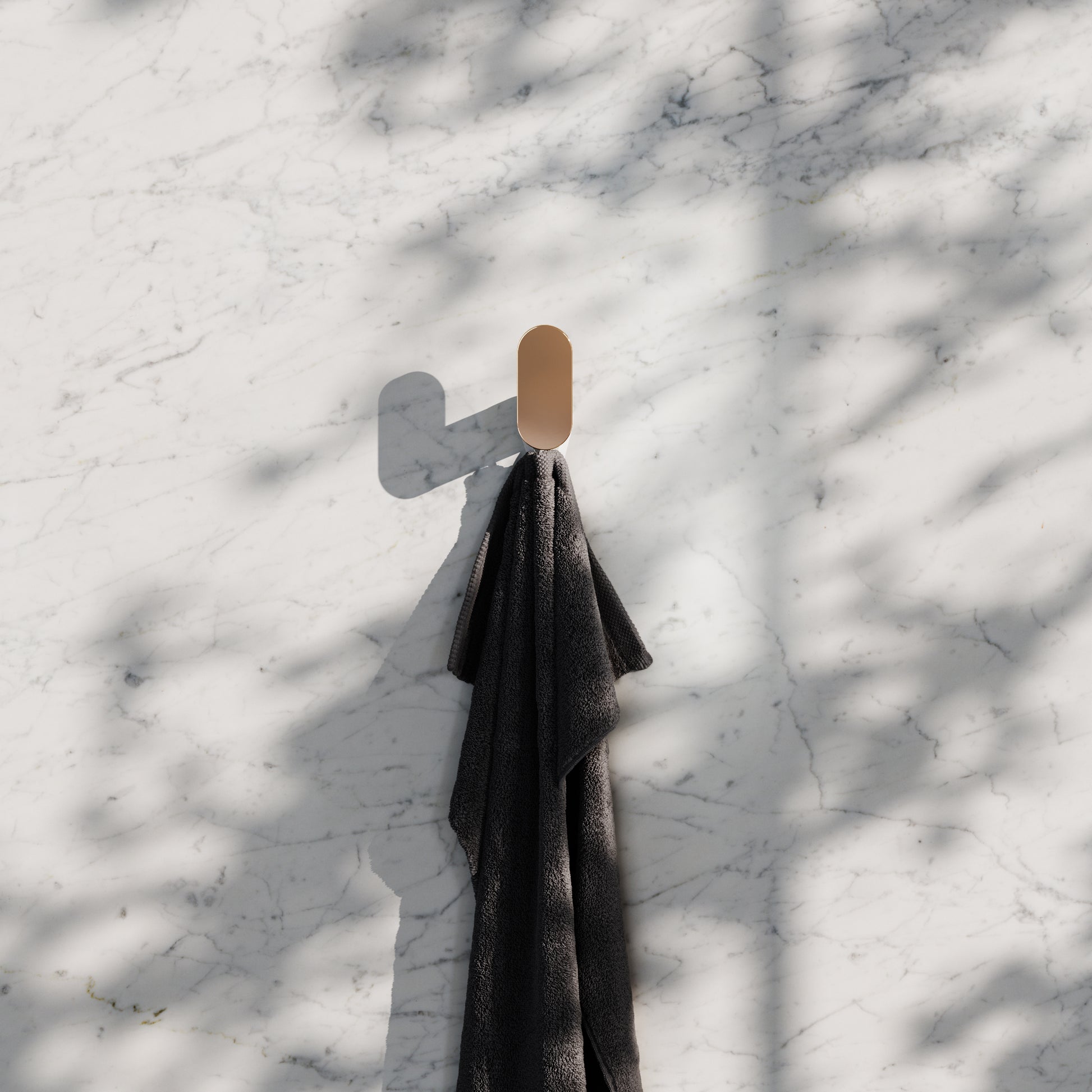 Luxe Rose Gold Robe Towel Hook