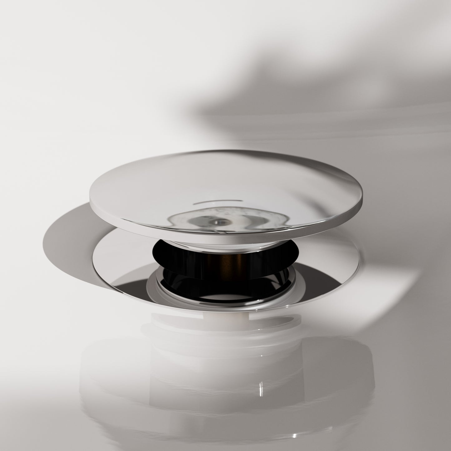 Luxe Chrome Slotted Click Clack Basin Waste