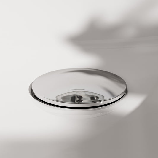 Luxe Chrome Slotted Click Clack Basin Waste