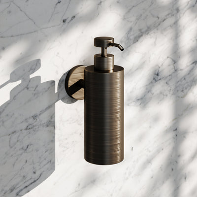 Luxe Brushed Bronze Wall Mounted Soap Dispenser