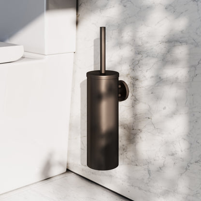 Luxe Deep Bronze Wall Mounted Toilet Brush