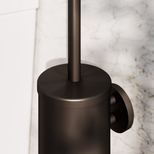 Luxe Deep Bronze Wall Mounted Toilet Brush