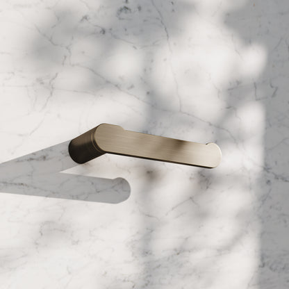 Luxe Brushed Bronze Toilet Roll Holder
