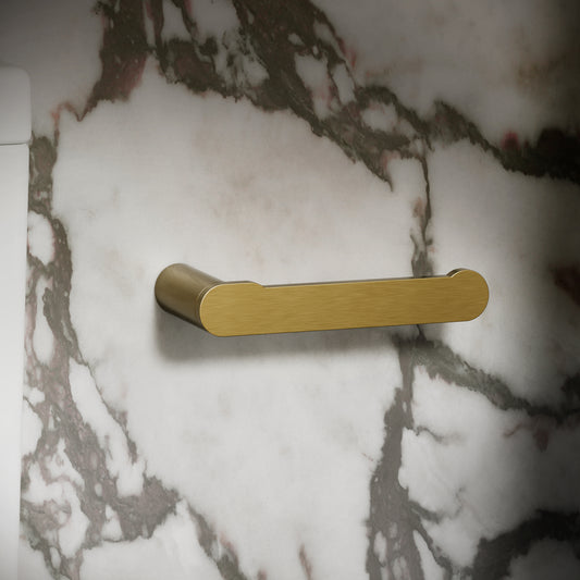 Luxe Brushed Gold Toilet Roll Holder