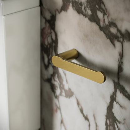 Luxe Brushed Gold Toilet Roll Holder