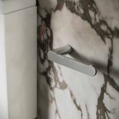 Luxe Brushed Stainless Toilet Roll Holder