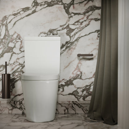 Luxe Deep Bronze Toilet Roll Holder