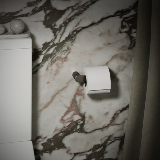 Luxe Deep Bronze Toilet Roll Holder