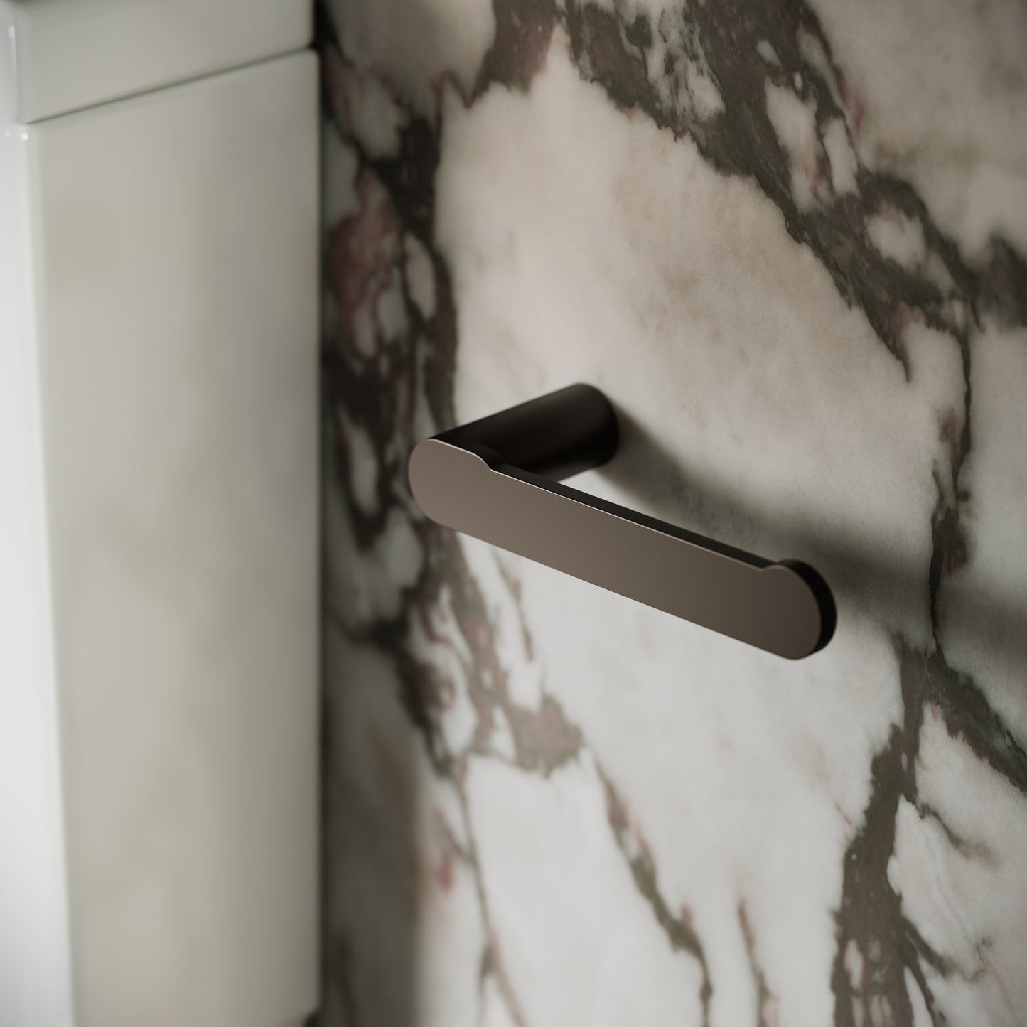 Luxe Deep Bronze Toilet Roll Holder
