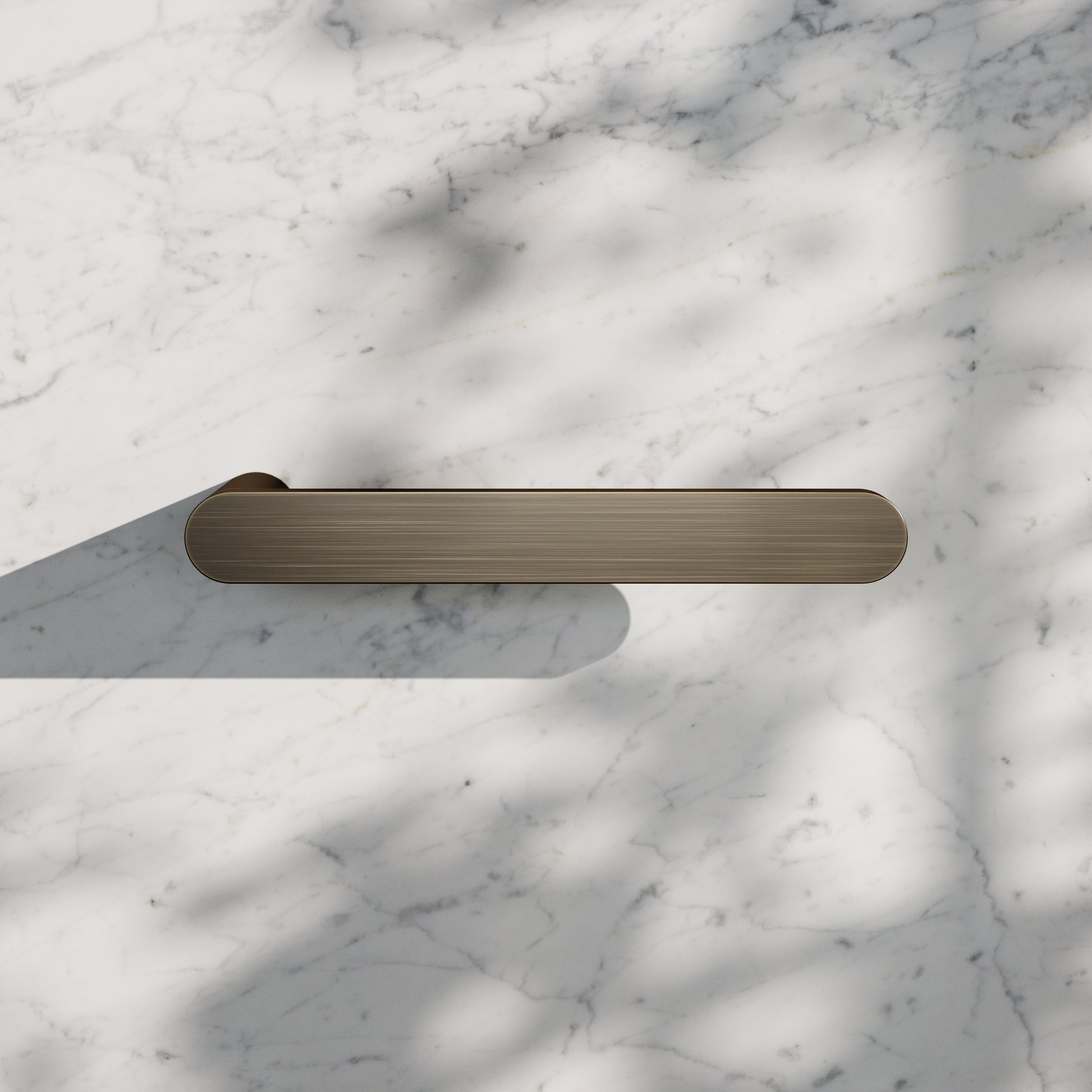 Luxe Brushed Bronze Towel Bar 220mm