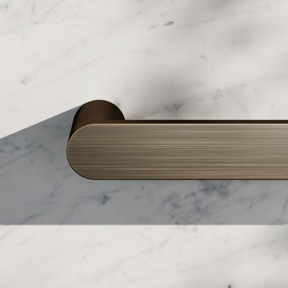 Luxe Brushed Bronze Towel Bar 220mm