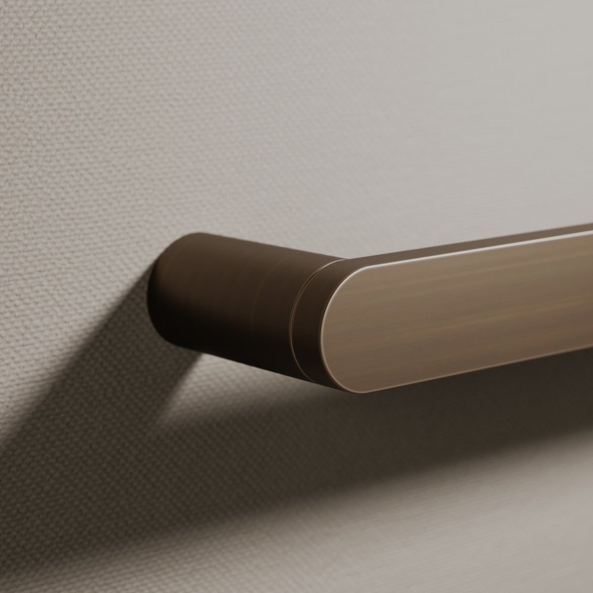 Luxe Brushed Bronze Towel Bar 220mm