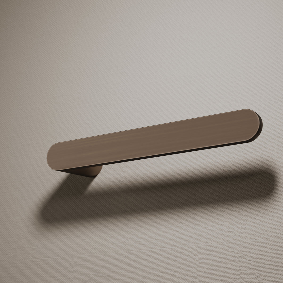 Luxe Brushed Bronze Towel Bar 220mm