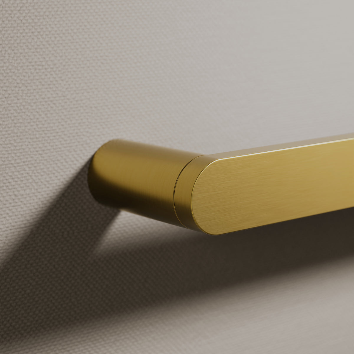 Luxe Brushed Gold Towel Bar 220mm