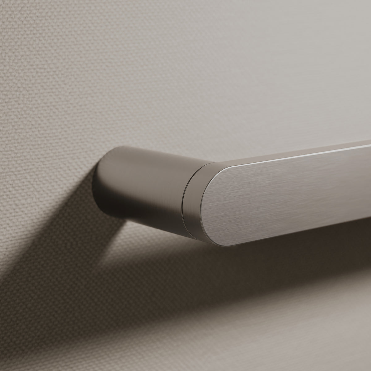 Luxe Brushed Stainless Towel Bar 220mm
