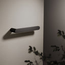 Luxe Matte Black Towel Bar 220mm