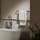 Luxe Brushed Bronze Towel Bar Rail 600mm