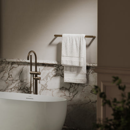 Luxe Brushed Bronze Towel Bar Rail 600mm