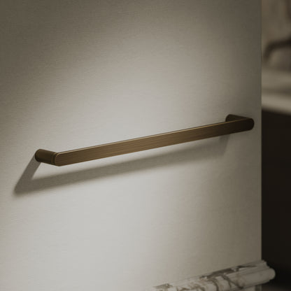 Luxe Brushed Bronze Towel Bar Rail 600mm