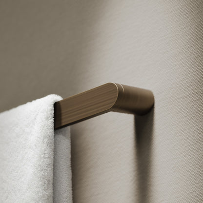 Luxe Brushed Bronze Towel Bar Rail 600mm