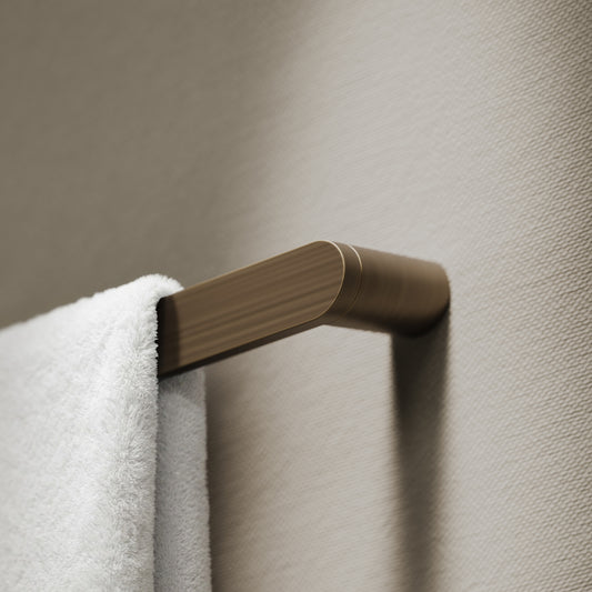 Luxe Brushed Bronze Towel Bar Rail 600mm