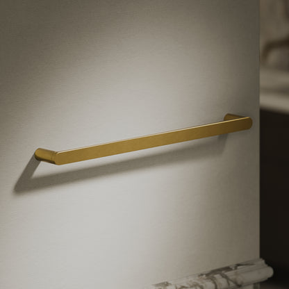 Luxe Brushed Gold Towel Bar Rail 600mm