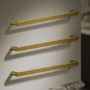 Luxe Brushed Gold 3 Bar Towel Rail 600mm