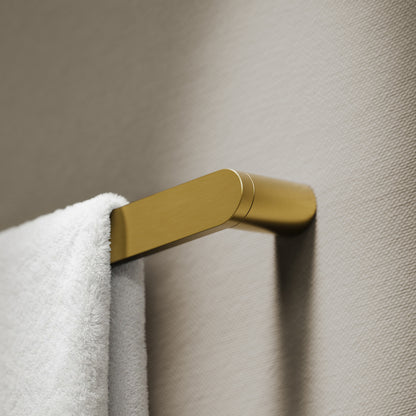 Luxe Brushed Gold Towel Bar Rail 600mm